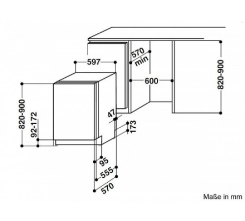 Встраиваемая посудомоечная машина WHIRLPOOL adg 6500