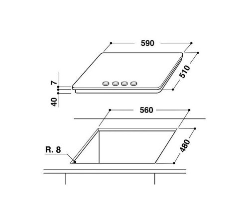 Поверхность WHIRLPOOL akr 353 ix