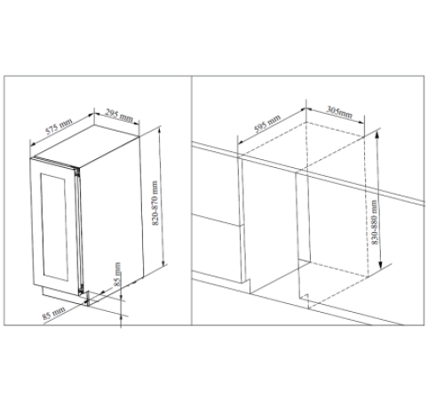 Винный шкаф MC WINE W20S
