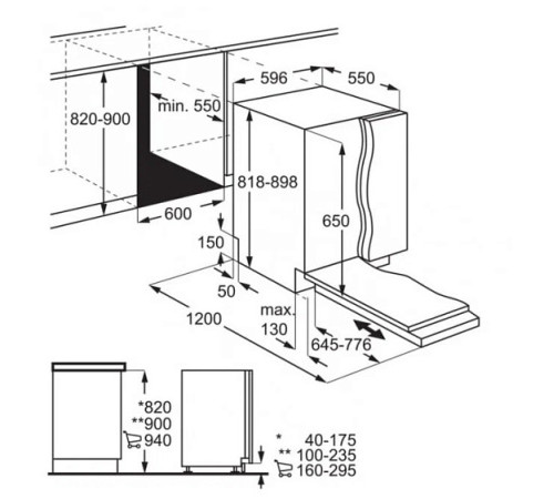 Посудомоечная машина ELECTROLUX EEM48321L