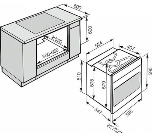 Духовой шкаф MIELE H 2265 B Active EDST/CLST