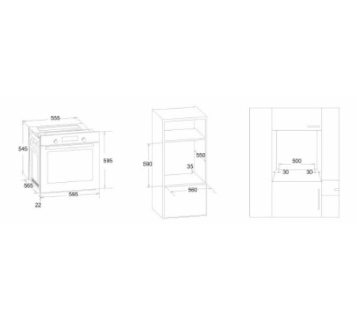 Духовой шкаф SIMFER B6EE78017