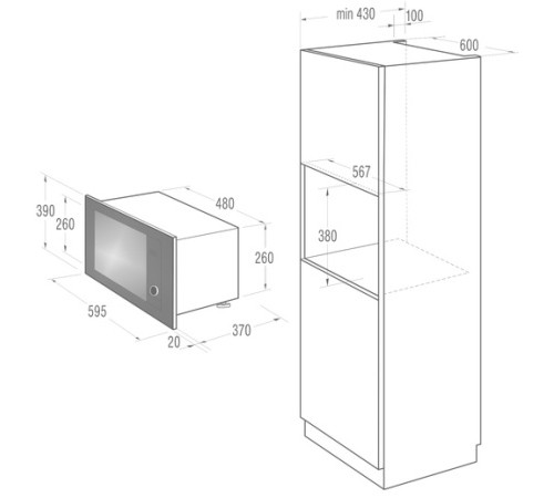 Микроволновая печь GORENJE bm6240sy2b