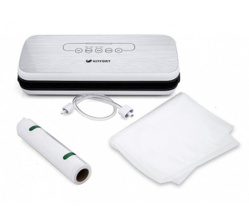 Вакуумный упаковщик KITFORT КТ 15021 белыйсерый