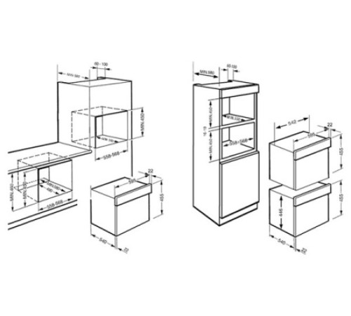 Микроволновая печь SMEG sc45m2