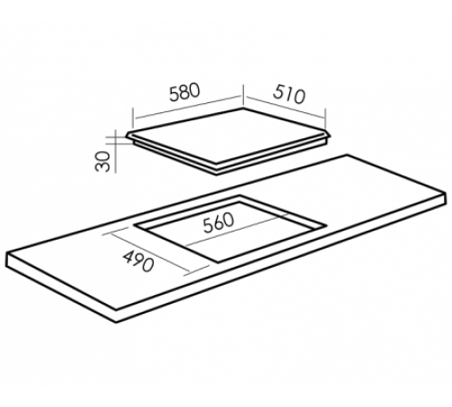 Варочная панель MBS PE-610