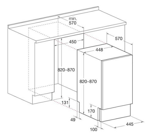 Посудомоечная машина INDESIT dis 14