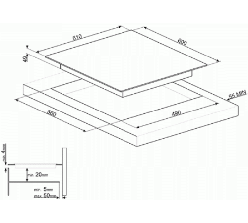 Варочная панель SMEG SI1F7635B