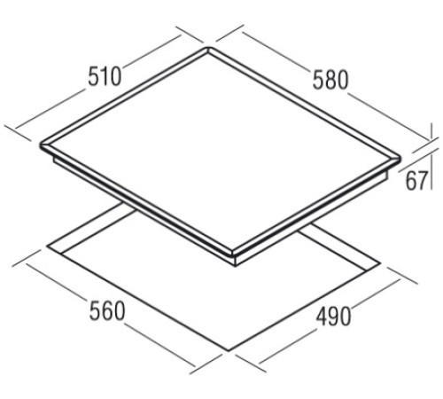 Электрическая поверхность CATA TCDO 604 FVI BIS./A