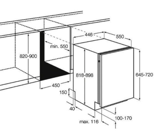 Посудомоечная машина AEG f 55400 vi0p