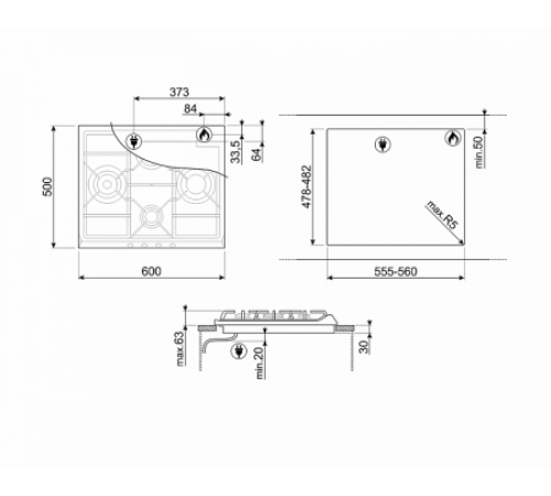 Поверхность SMEG sr764as