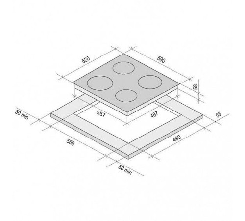 Поверхность KRONASTEEL Vento 60 BL