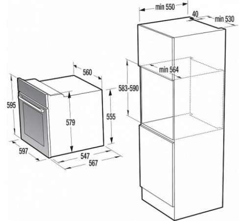 Электрический духовой шкаф GORENJE BO P637E20XG