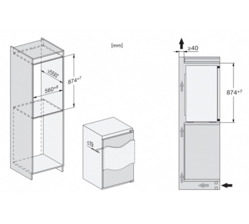 Холодильник MIELE K 7128 D