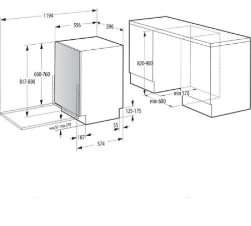Посудомоечная машина GORENJE GV661C60
