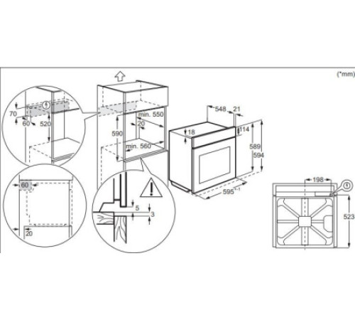 Духовой шкаф ELECTROLUX EOD6P77Z