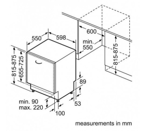 Посудомоечная машина SIEMENS SN 615X00AE