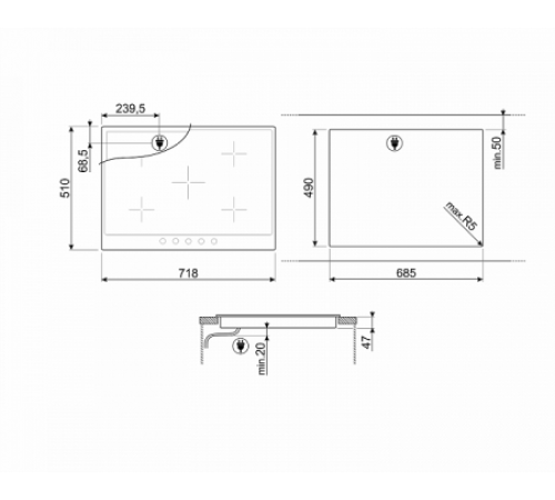 Поверхность SMEG p875a