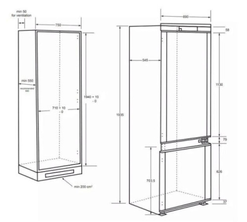 Холодильник HAIER HBW5719ERU