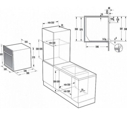 Духовой шкаф GORENJE BCS 798S24X