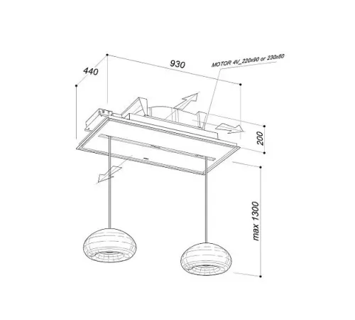 Вытяжка SIRIUS SLT 976 SUPERNOVA EM W