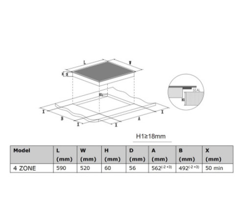Варочная поверхность HAIER HHY-Y64TVTC