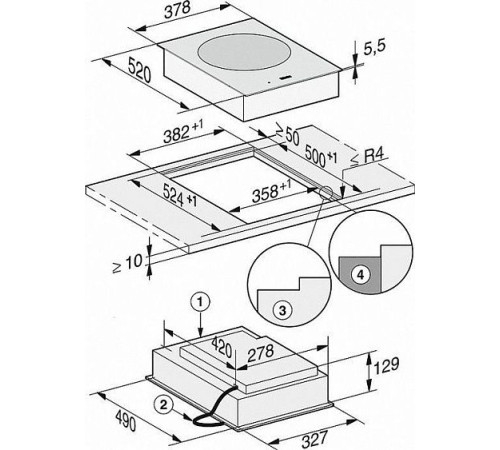 Варочная панель Miele CS 7611 FL