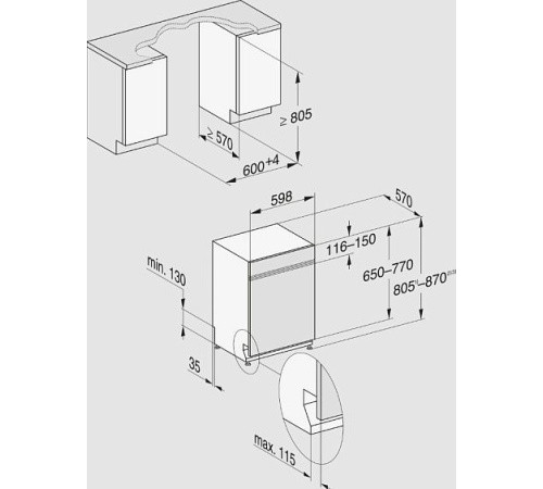 Посудомоечная машина MIELE G 7731 SCi AD 125 Gala Edition