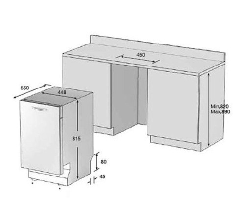 Посудомоечная машина SAMSUNG DW50K4010BB