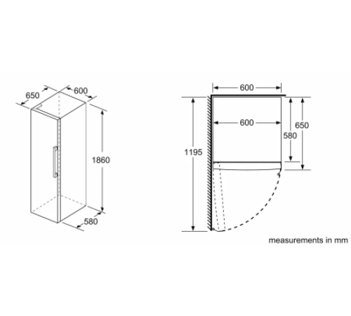 Холодильник BOSCH KSV36VL30U