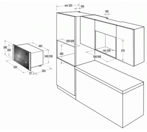 Микроволновая печь GORENJE bm 6120 ax