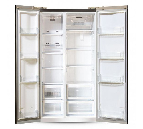 Холодильник GINZZU NFK-605 Black glass