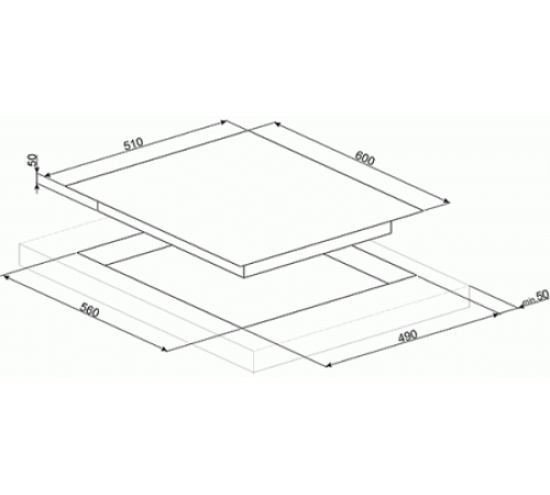 Индукционная варочная панель Smeg SIM662WLDX