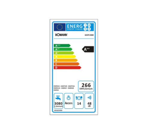 Посудомоечная машина BOMANN GSPE 880 TI 60 cm A++
