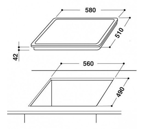 Поверхность WHIRLPOOL akt 813 ba
