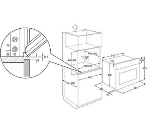 Духовой шкаф AEG ks 7415001 m