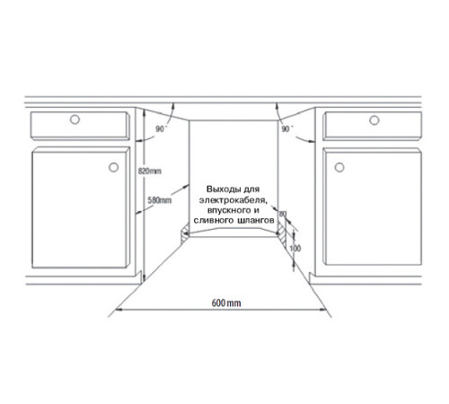 Посудомоечная машина KRONASTEEL bdx 60126 ht