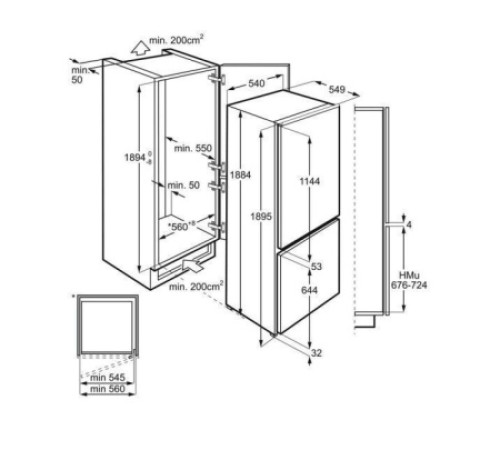 Холодильник ELECTROLUX RNS6TE19S