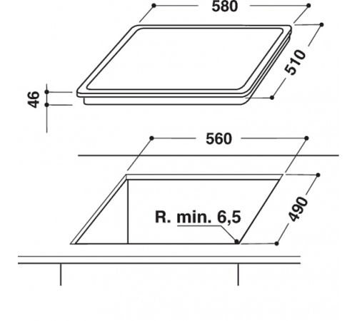 Варочная поверхность Hotpoint-Ariston HR 616 X