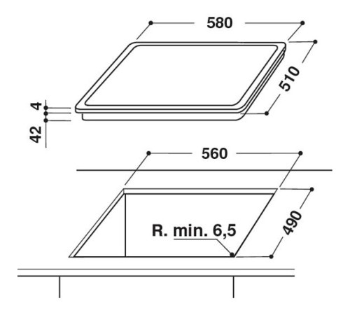 Поверхность INDESIT RI 161 C