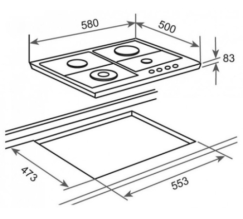 Поверхность AEG 65857 gm