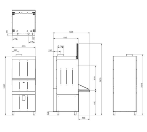 Котломоечная машина SMEG UW6070D