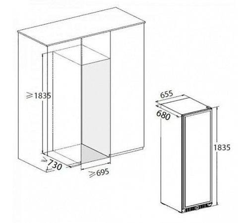 Винный шкаф DUNAVOX  exclusive dx-181.490dbk