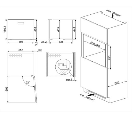 Винный шкаф SMEG CVI121G