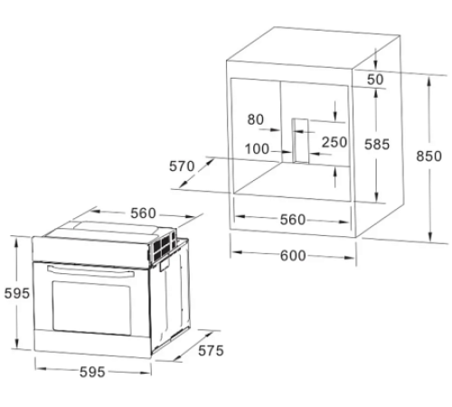 Духовой шкаф AKPO PEA 7009SED WH