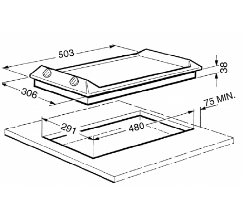 Поверхность SMEG seh530x1