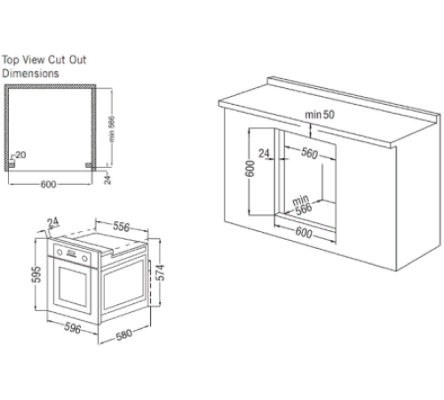 Духовой шкаф SIMFER b6es26001