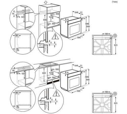 Духовой шкаф ELECTROLUX KOFGH70TX