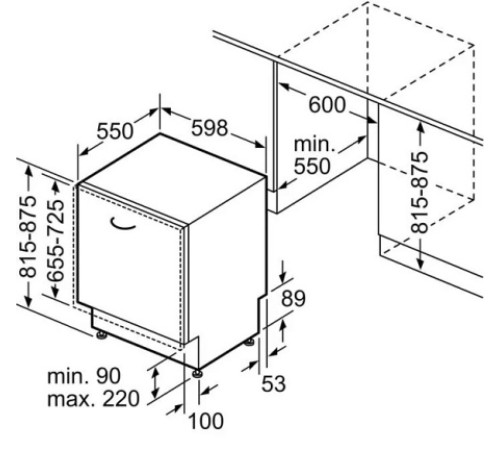 Посудомоечная машина BOSCH SMV4EVX14E