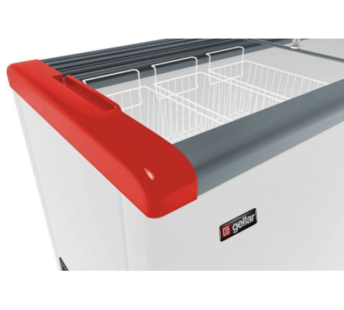 Морозильный ларь FROSTOR FG 600 C белый с красным